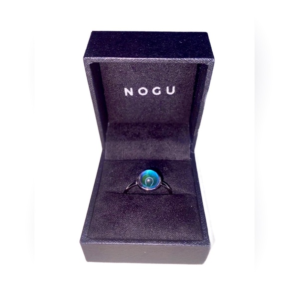 NOGU Sterling Silver Mood Ring Size 7 - Picture 3 of 6